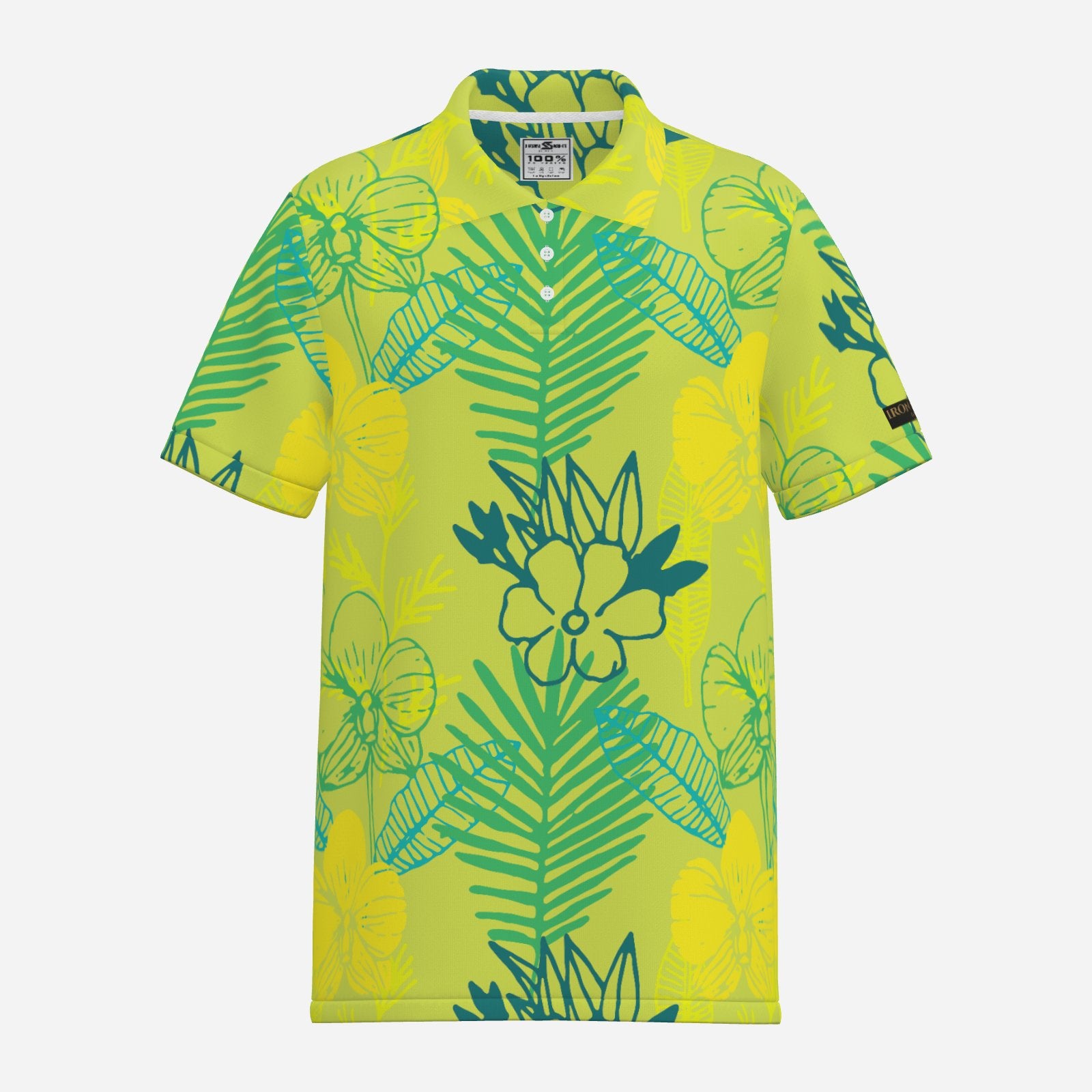 Mens Tropical Sunshine Performance Golf Polo - image 2