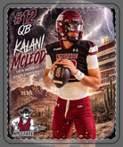 New Mexico State University Kalani McLeod Pixel Fleece Blanket - image 1