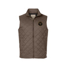 Iron Sight Puffer Vest in Driftwood – front view