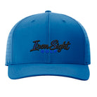 ISG Script Richardson 632 snapback golf hat in Royal – front view