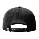 Black ISG Script Richardson 632 snapback golf hat – back view