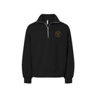 Iron Sight Quarter Zip in Black – front view