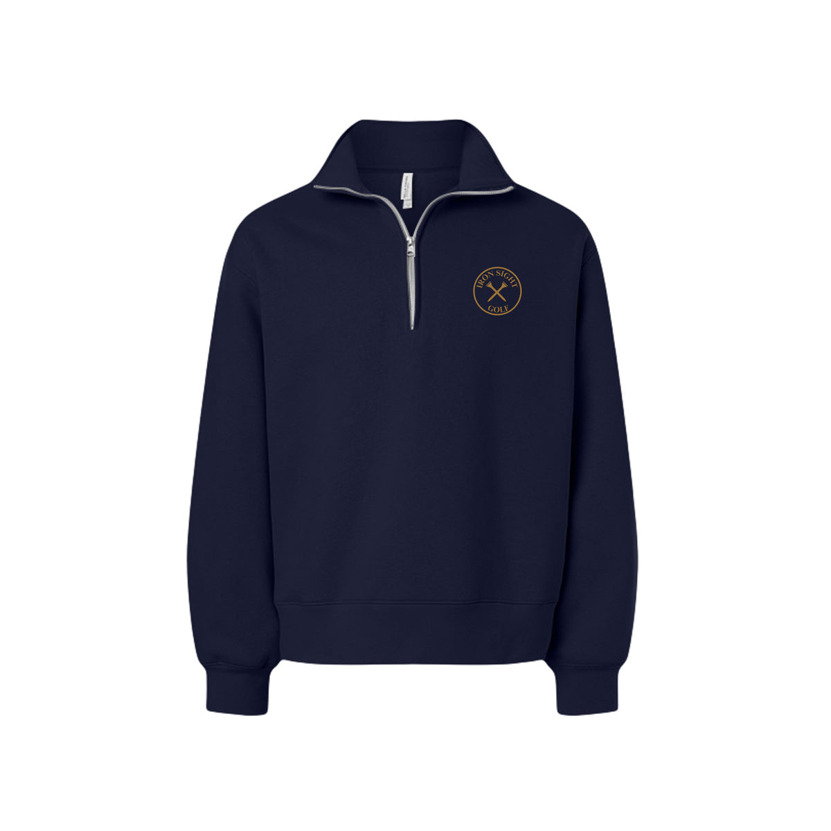 Iron Sight Quarter Zip in Navy – front view