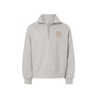 Iron Sight Quarter Zip in Vintage Heather Grey – front view