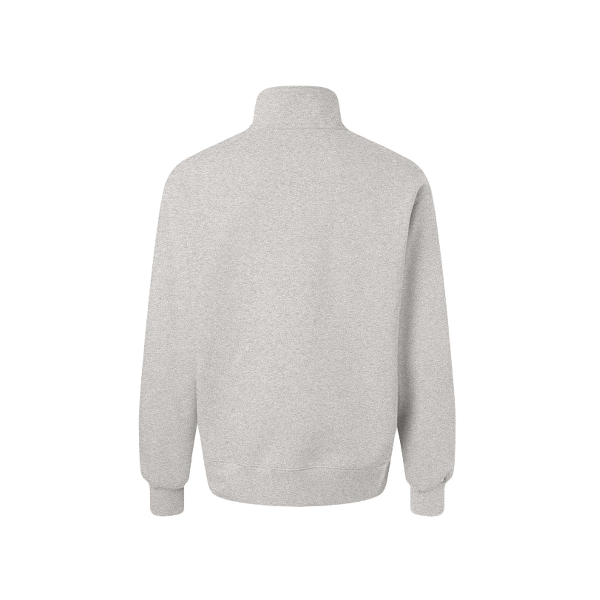 Iron Sight Quarter Zip in Vintage Heather Grey – back view