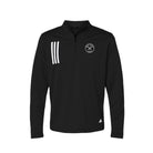 Iron Sight adidas 3-Stripes quarter-zip golf pullover front view