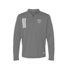 Iron Sight adidas 3-Stripes quarter-zip golf pullover front view