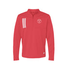 Iron Sight adidas 3-Stripes quarter-zip golf pullover front view