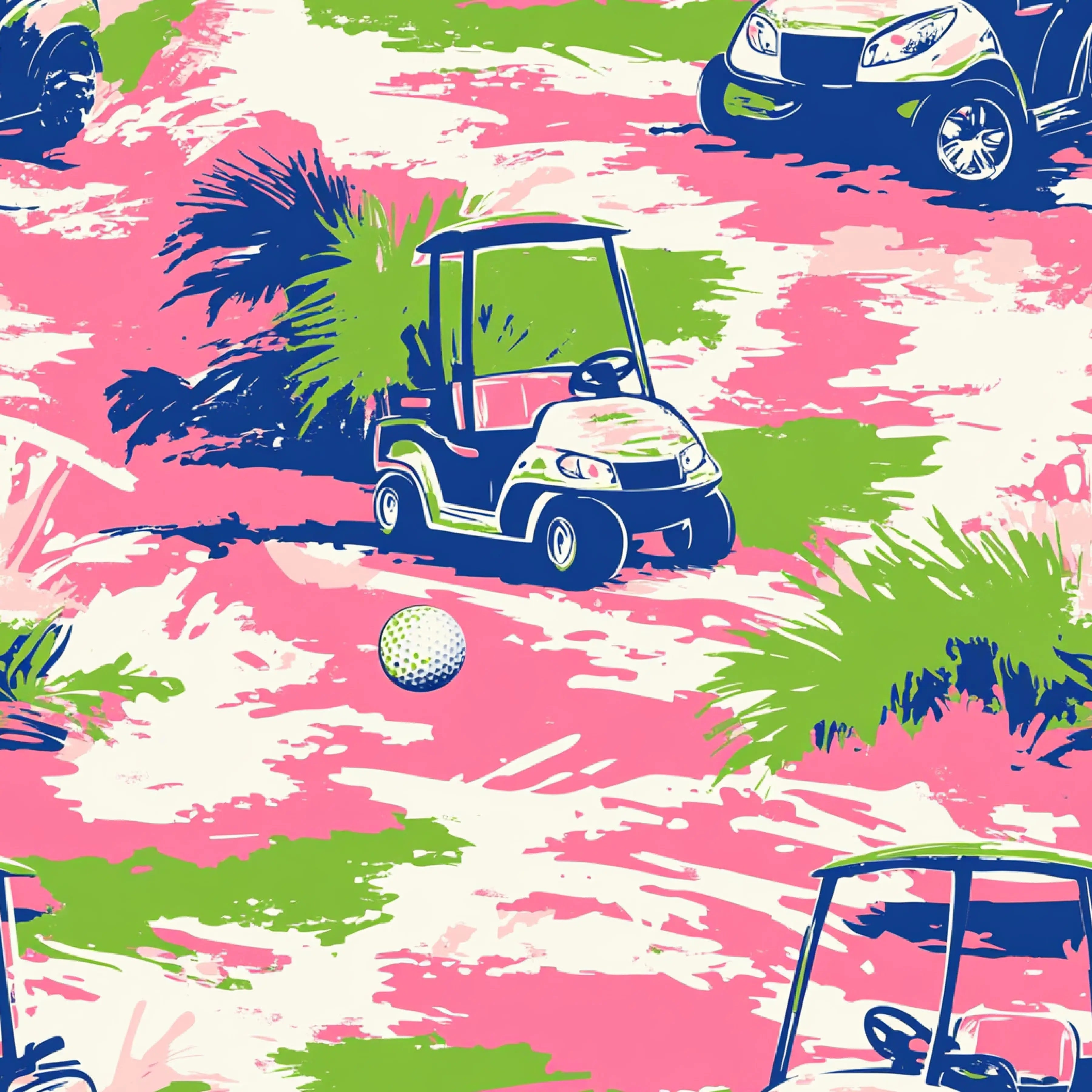 Coastal Cart Run Performance Golf Polo catkissfish