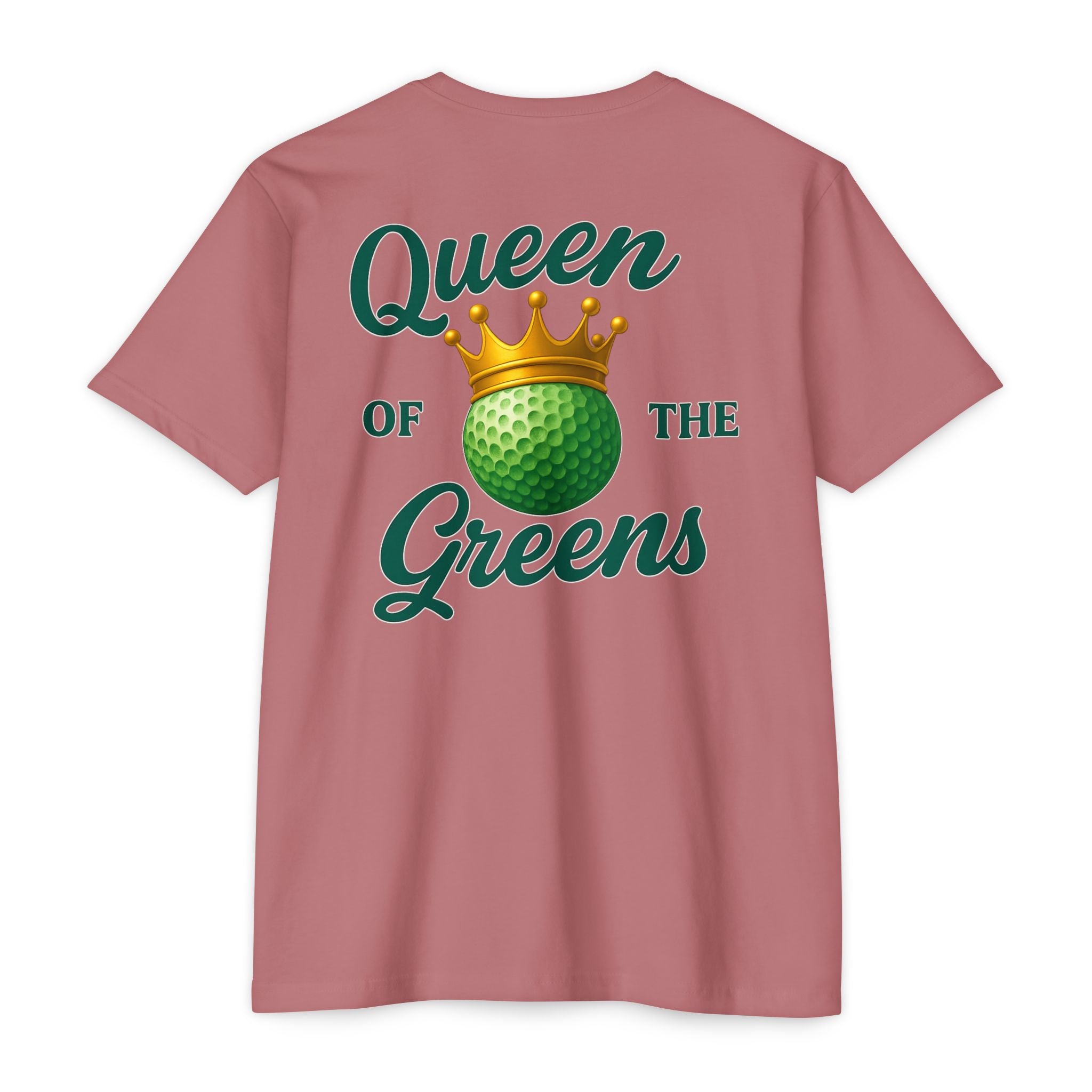 Queen of the Greens Mint Golf Ball with Gold Crown T-Shirt - image 4