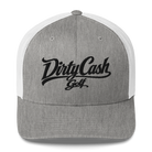 Dirty Cash Golf embroidered snapback hat with black script by Iron Sight Golf