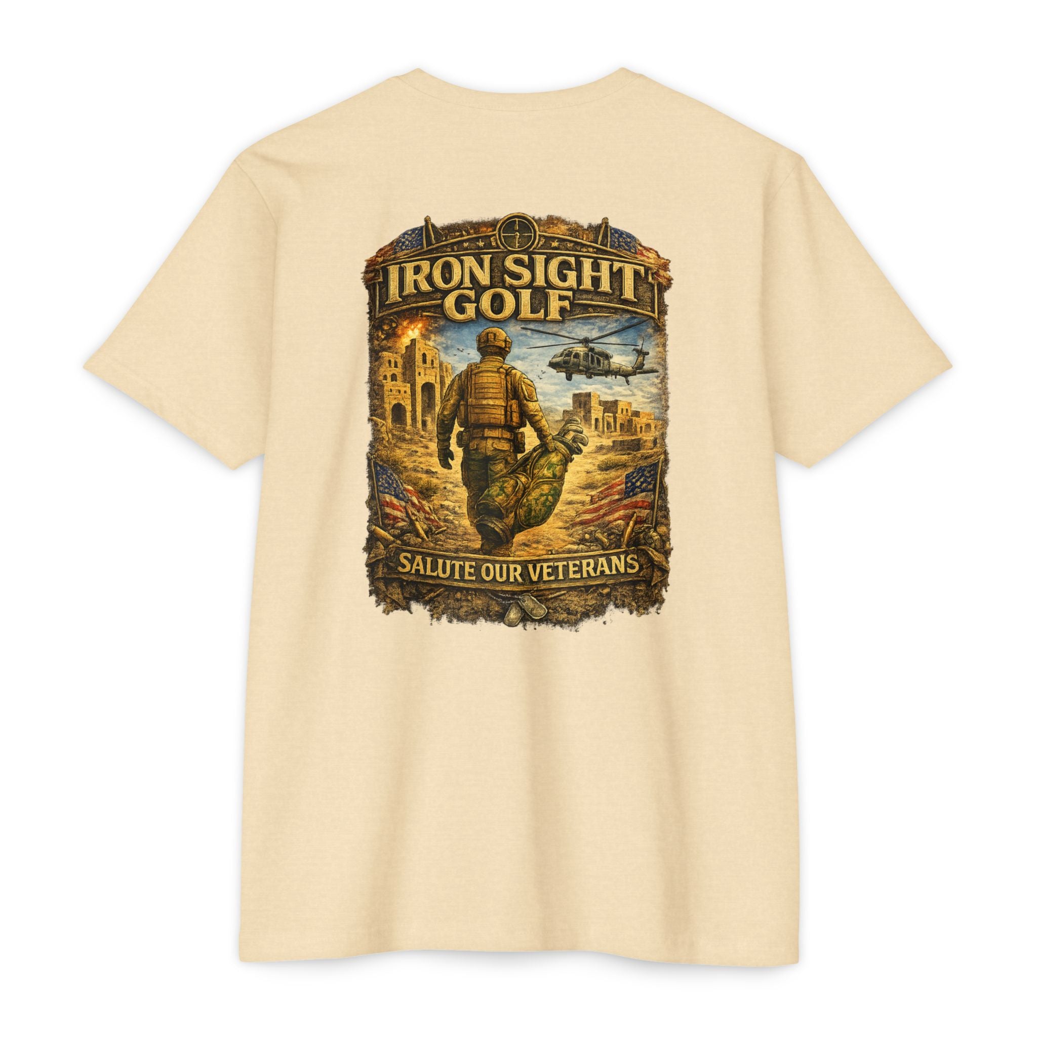 Salute Our Veterans Desert Battlefield T-Shirt - image 5
