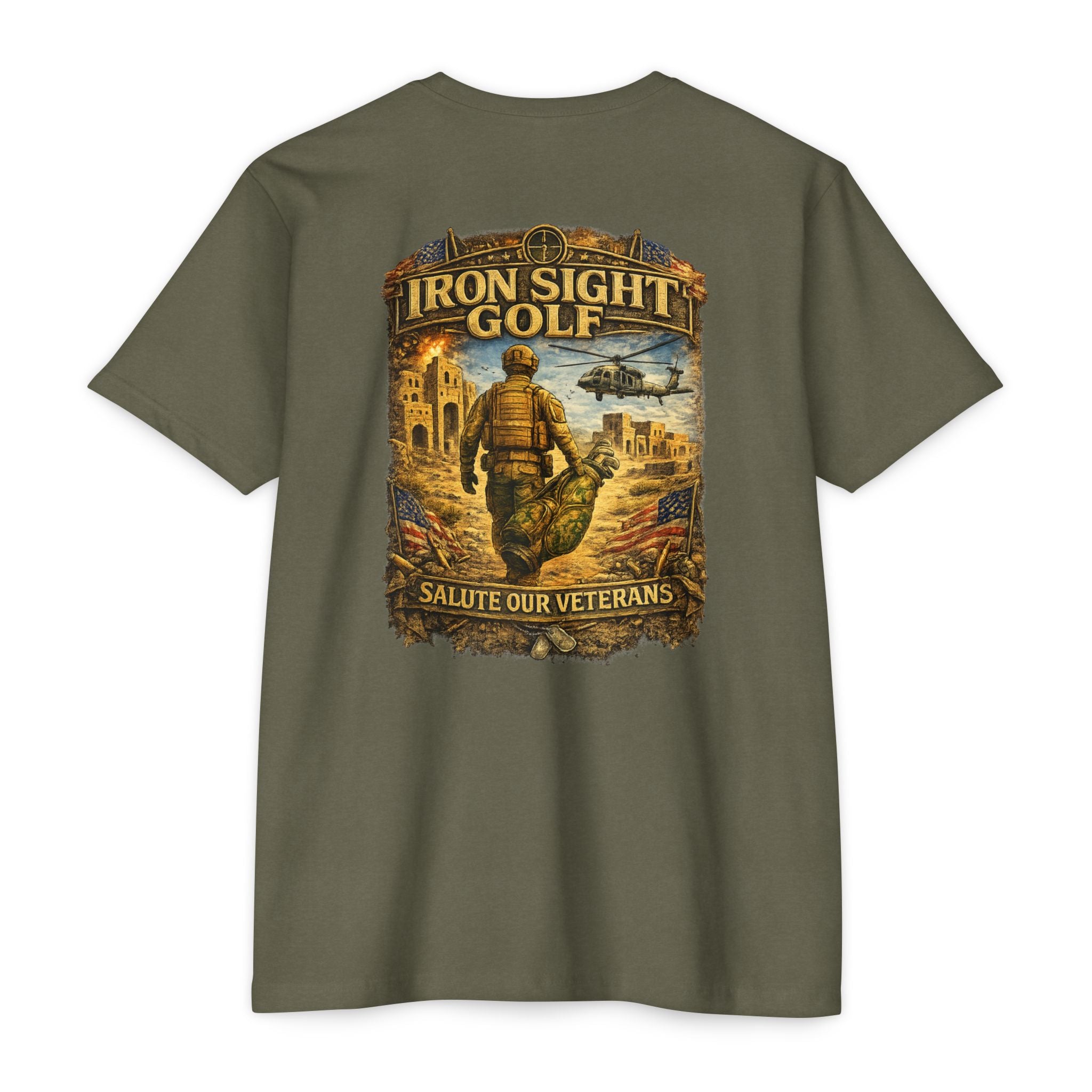 Salute Our Veterans Desert Battlefield T-Shirt - image 6