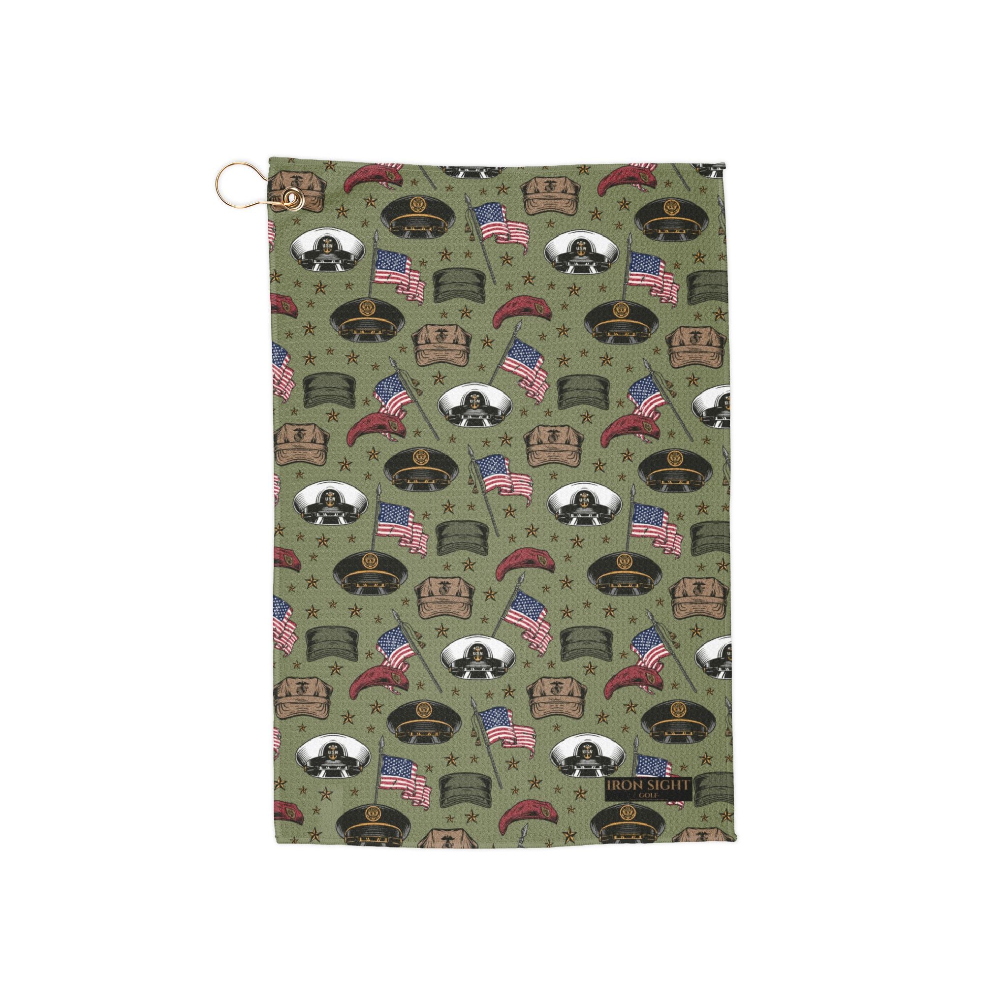 Salute to Veterans Golf Towel by Iron Sight Golf - image 1