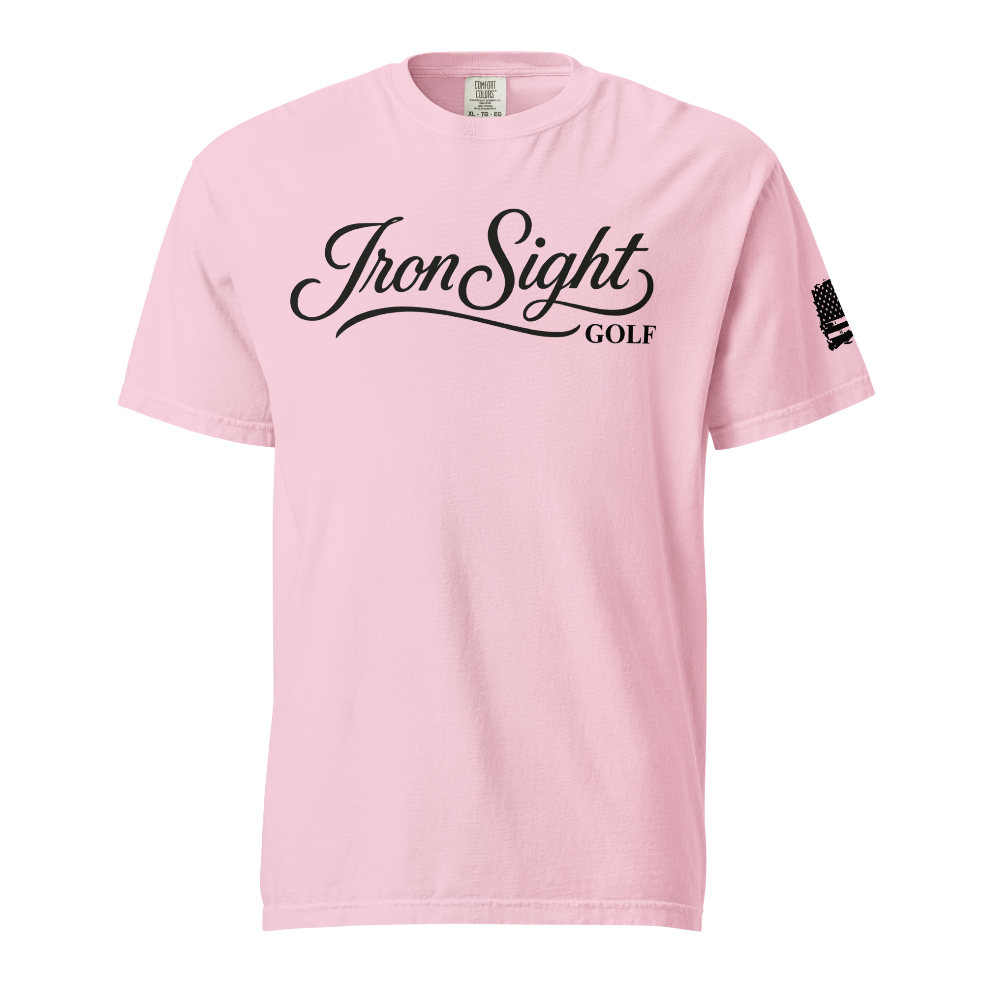 Iron Sight Script Logo Tee - Premium Cotton T-Shirt for Casual Style - Iron Sight Golf