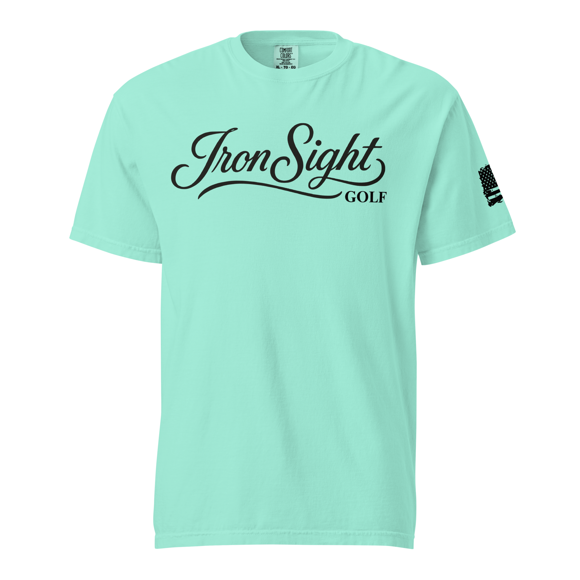 Iron Sight Script Logo Tee - Premium Cotton T-Shirt for Casual Style - Iron Sight Golf