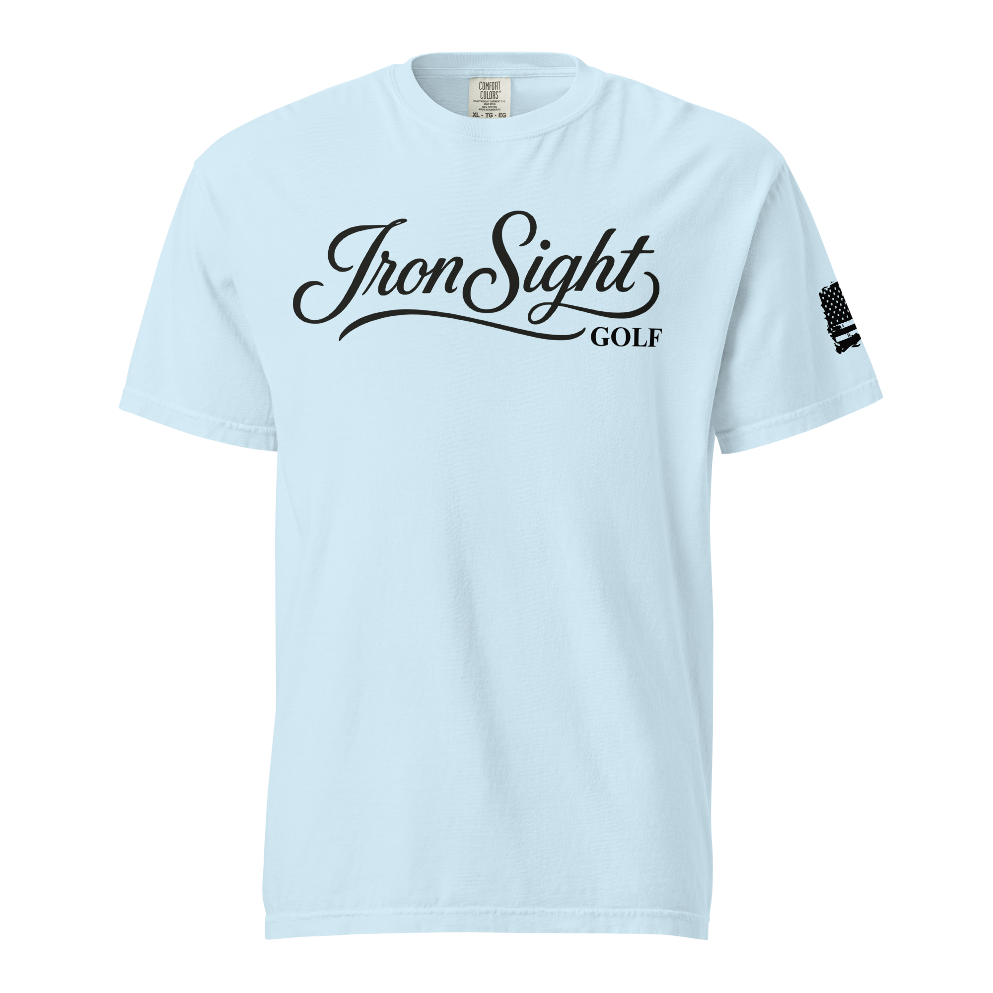 Iron Sight Script Logo Tee - Premium Cotton T-Shirt for Casual Style - Iron Sight Golf