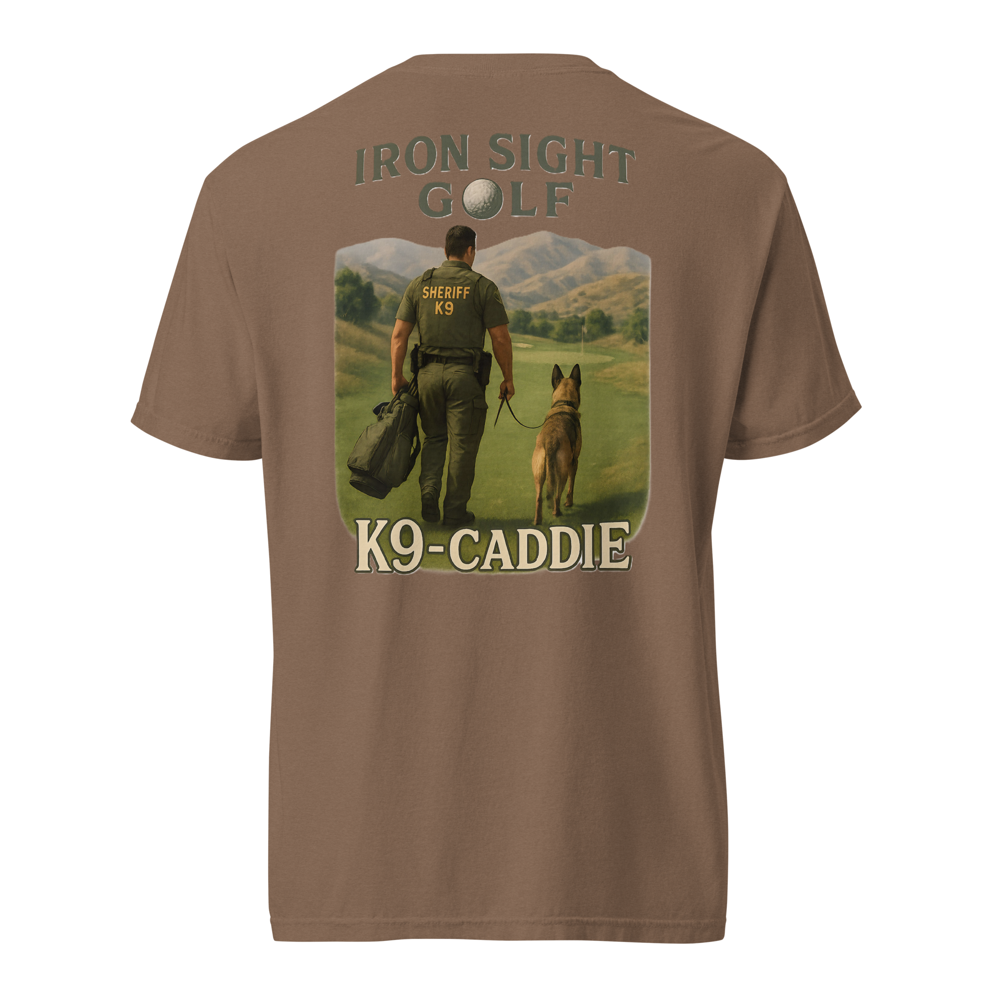 Deputy K9 Caddie Cotton Tee - Iron Sight Golf