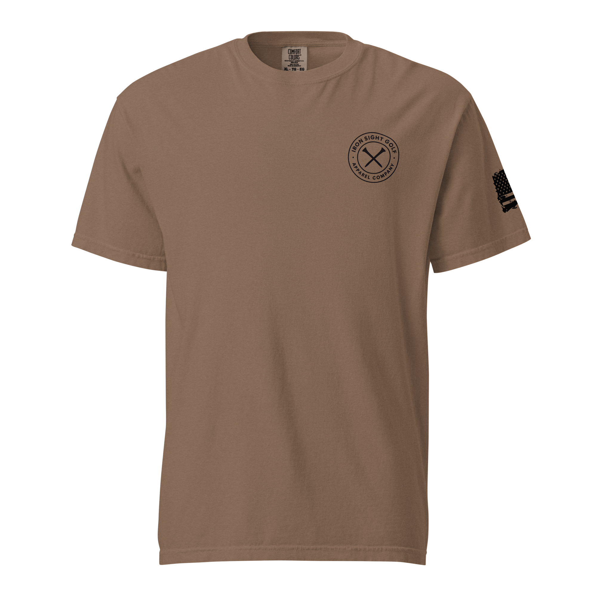 Firefighter T-shirt - Cotton Tee with Bold Firefighter Logo - Iron Sight Golf