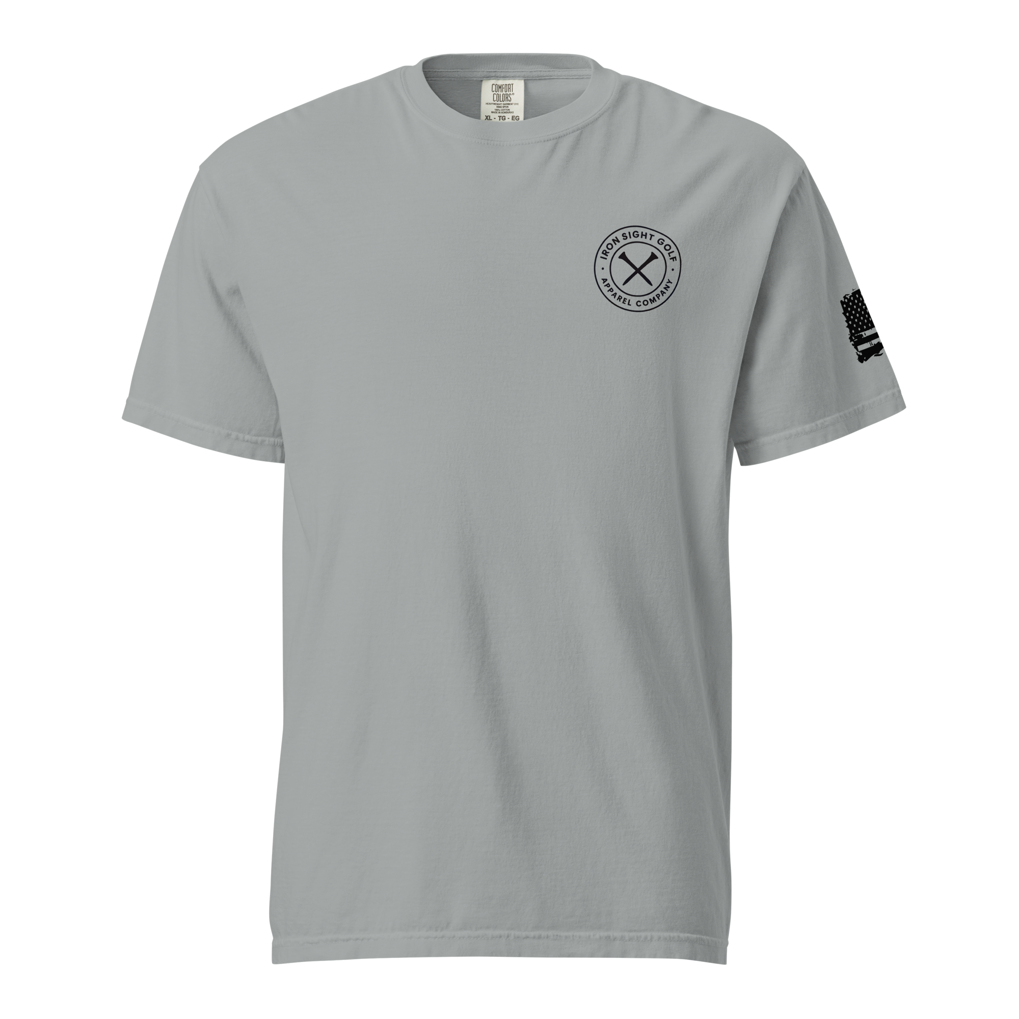 Firefighter T-shirt - Cotton Tee with Bold Firefighter Logo - Iron Sight Golf