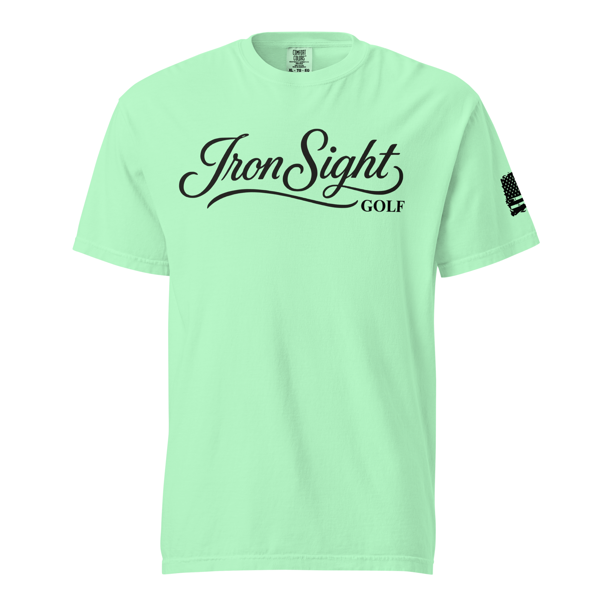 Iron Sight Script Logo Tee - Premium Cotton T-Shirt for Casual Style - Iron Sight Golf
