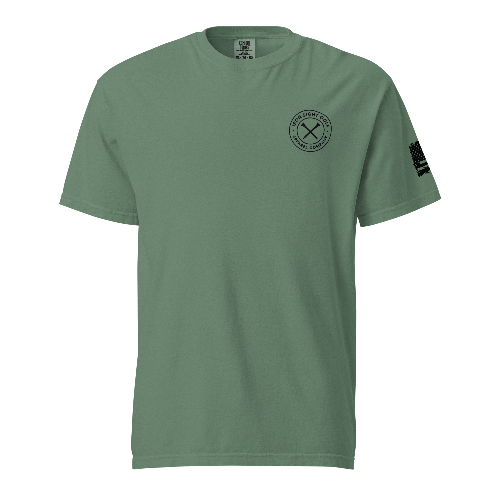 Firefighter T-shirt - Cotton Tee with Bold Firefighter Logo - Iron Sight Golf