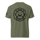 Firefighter T-shirt - Cotton Tee with Bold Firefighter Logo - Iron Sight Golf