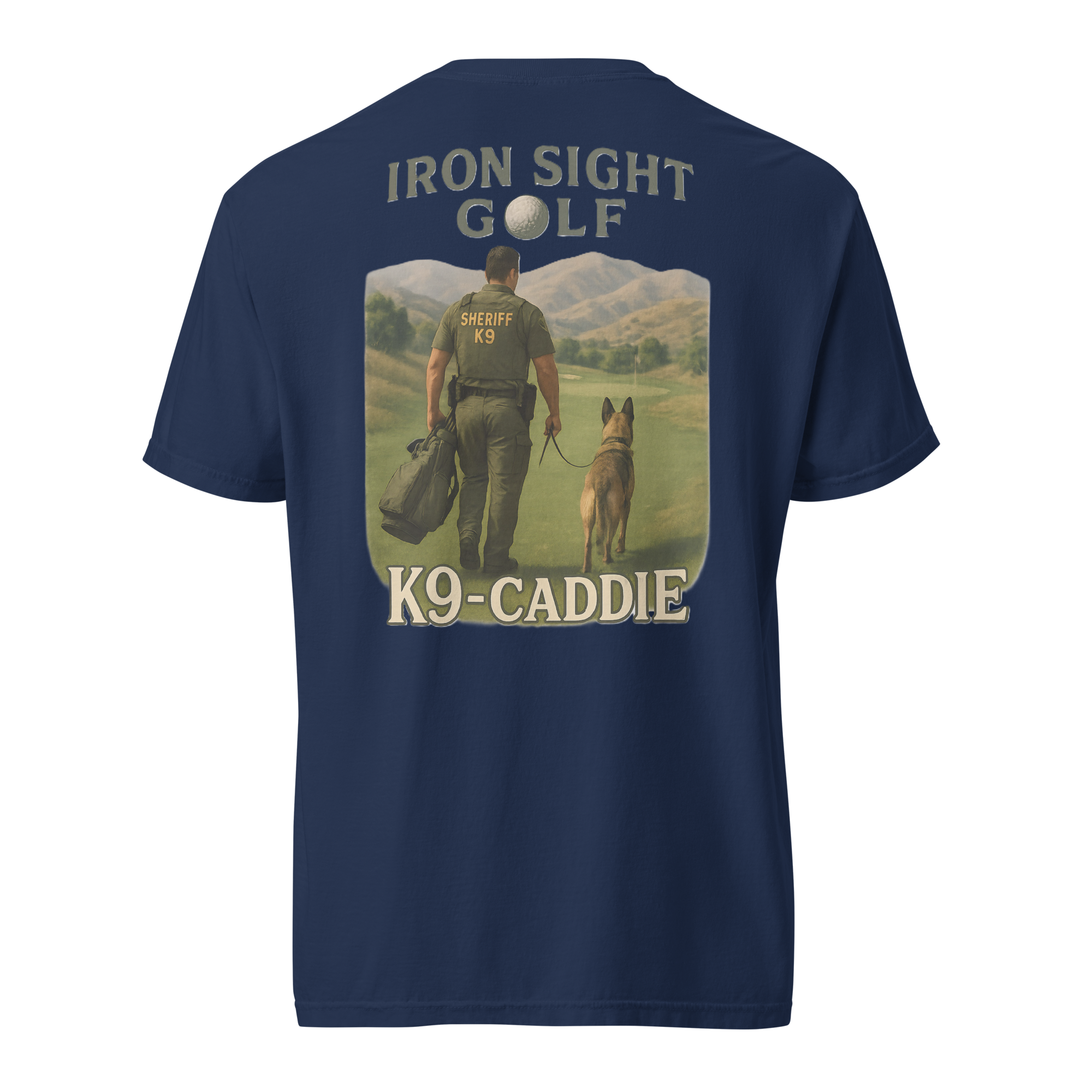 Deputy K9 Caddie Cotton Tee - Iron Sight Golf