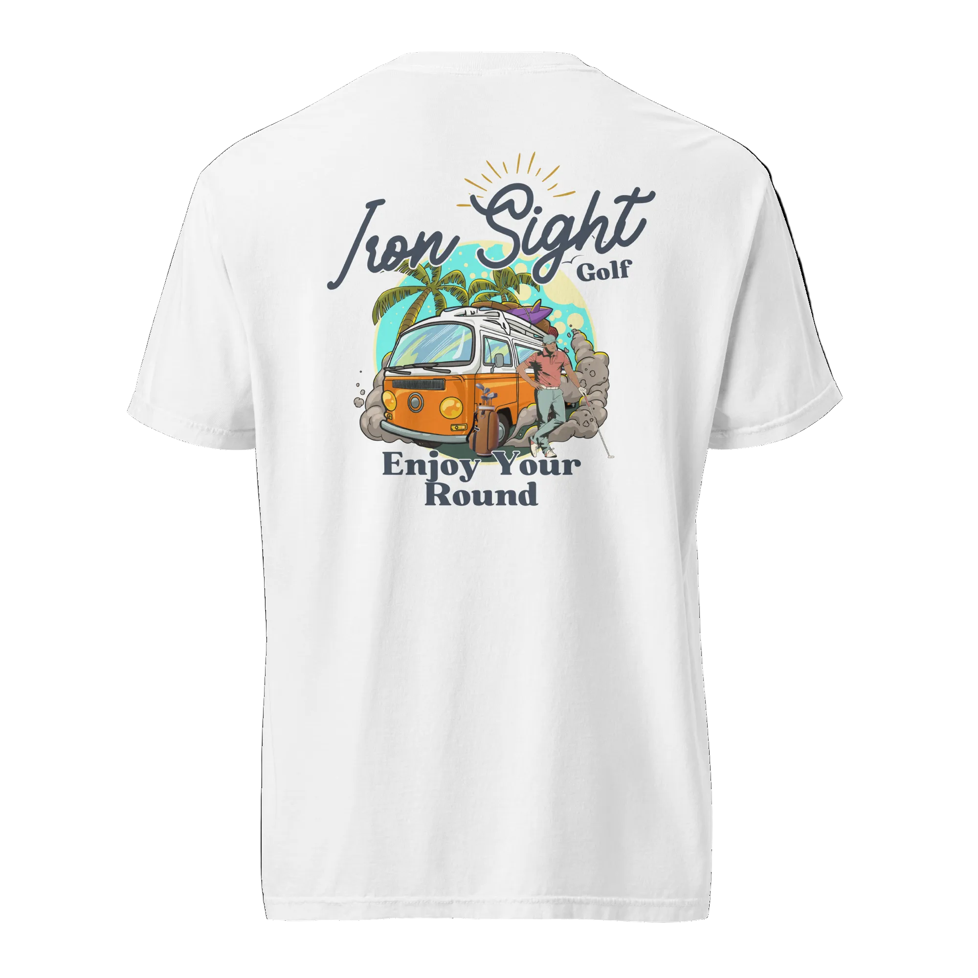 Iron Sight Golf “Enjoy Your Round” Cotton Tee - Iron Sight Golf
