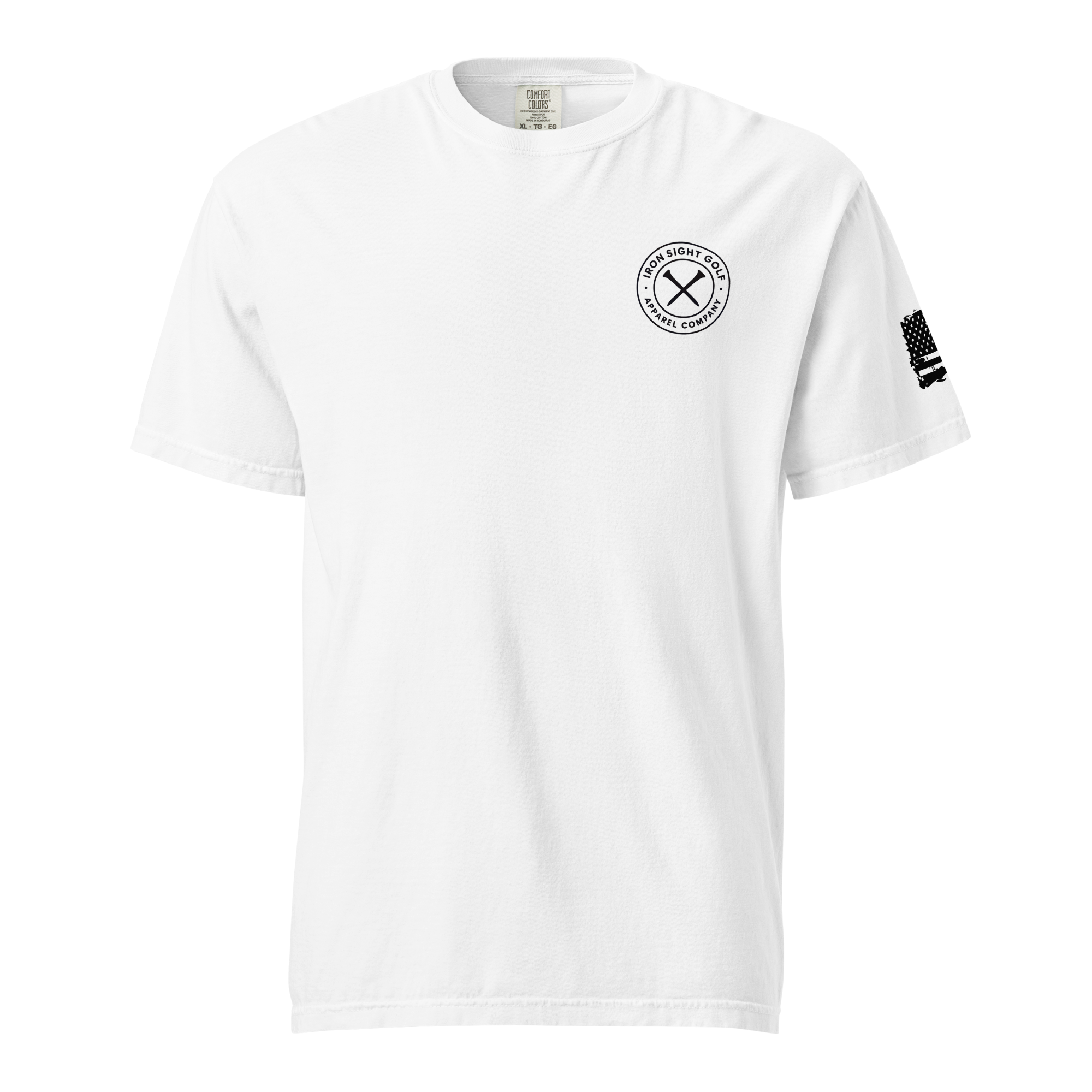 Firefighter T-shirt - Cotton Tee with Bold Firefighter Logo - Iron Sight Golf
